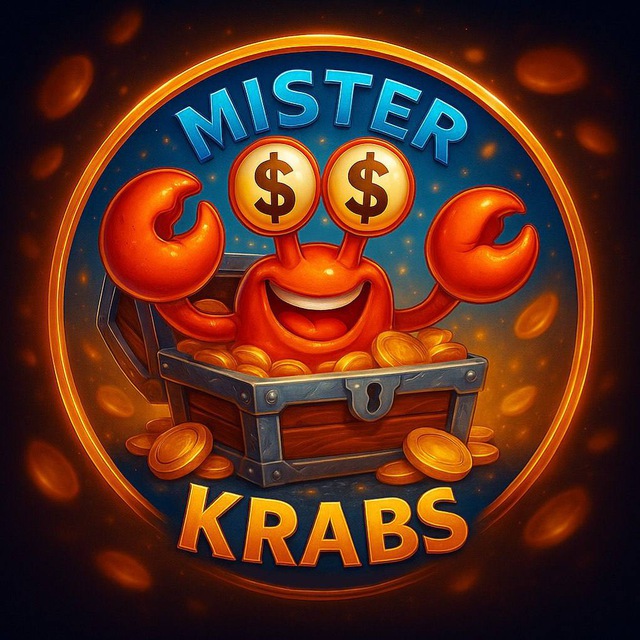 Аватар Telegram-бота «Mister Krabs - Лучший сервис Продвижения и Заработка» (@MisterKrabsTg_bot)