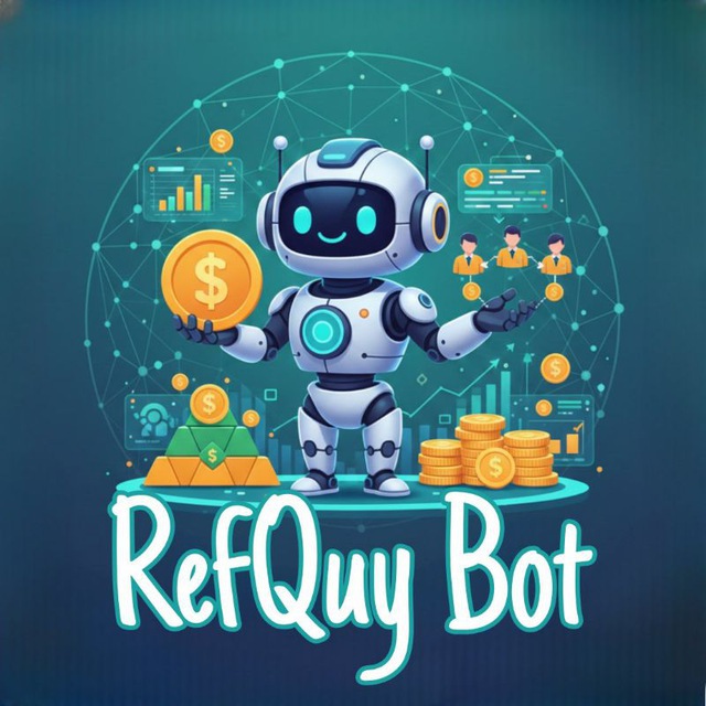 Аватар Telegram-бота «RefQuy - Реферальный бот для простого зароботка» (@RefQuyBot)