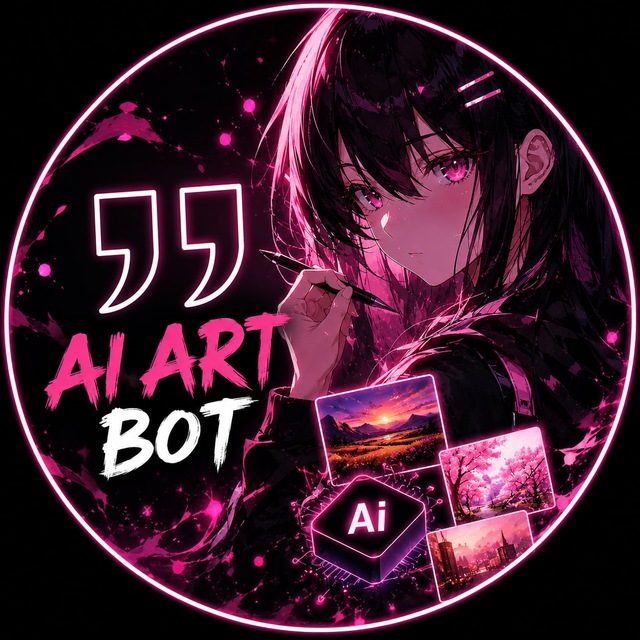 Аватар Telegram-бота «AI ART | Аниме нейросеть | Генерация картинок» (@cbmonebot)