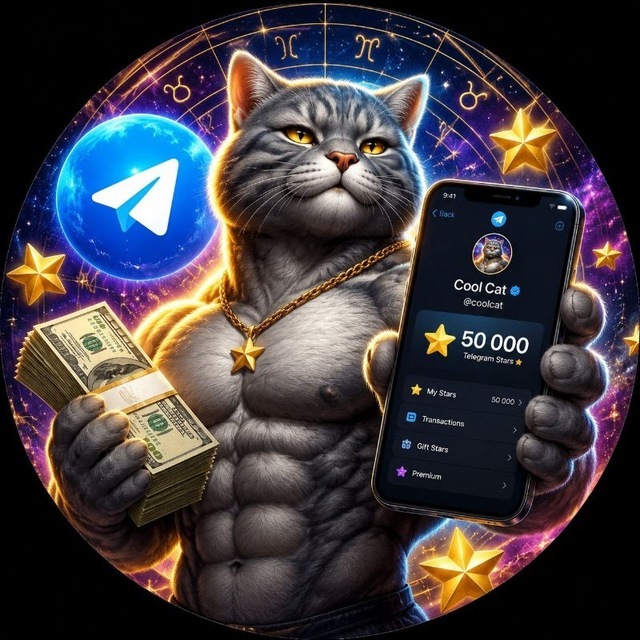 Аватар Telegram-бота «Cat stars» (@CattuyyBot)