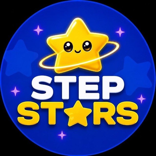 Аватар Telegram-бота «Stepp stars | бесплатные подарки и звёзды» (@StarsSteppbot)
