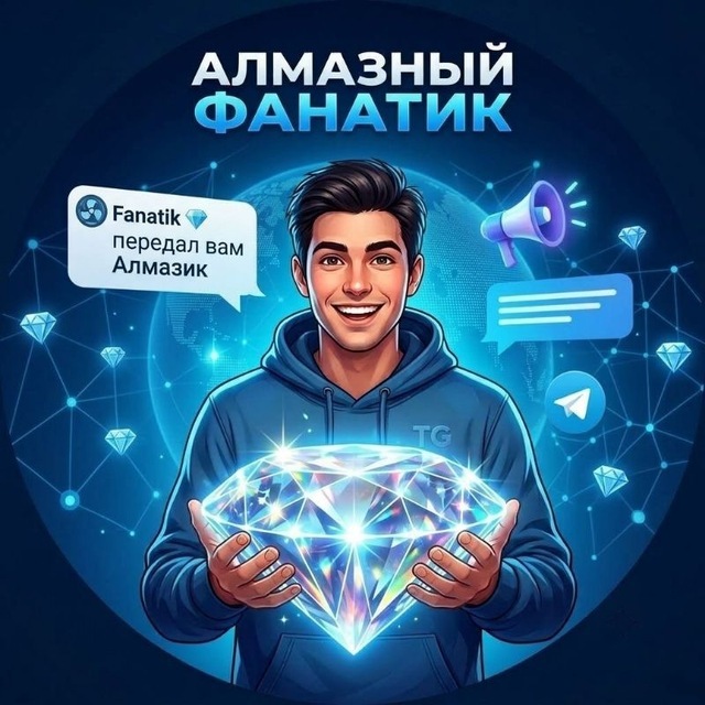 Аватар Telegram-бота «Алмазный Фанатик» (@Diamond_Fanatik_bot)